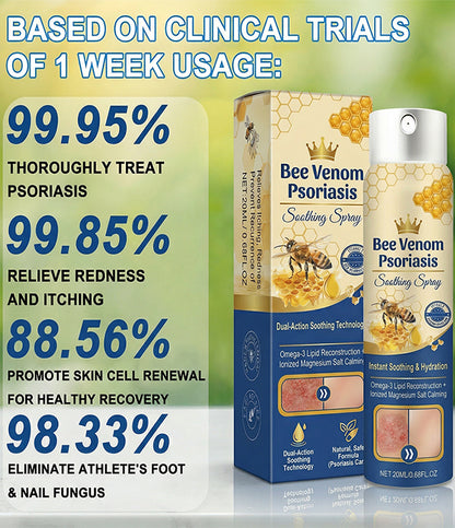 Dermynex™ Advanced Recovery Mist: Triple-Active Relief for Psoriasis & Eczema-Prone Skin with Bee Venom & Omega-3【Free Tax】