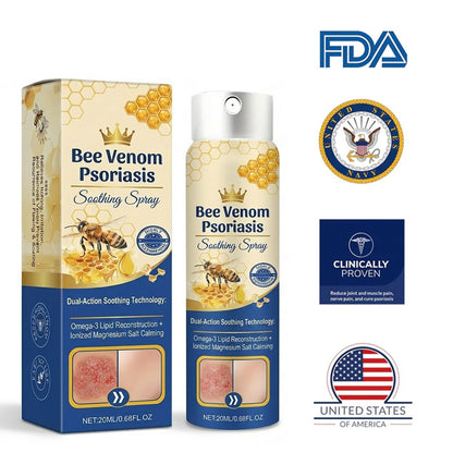 Dermynex™ Advanced Recovery Mist: Triple-Active Relief for Psoriasis & Eczema-Prone Skin with Bee Venom & Omega-3【Free Tax】