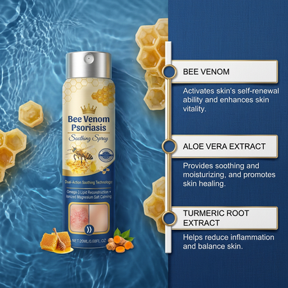 Dermynex™ Advanced Recovery Mist: Triple-Active Relief for Psoriasis & Eczema-Prone Skin with Bee Venom & Omega-3【Free Tax】