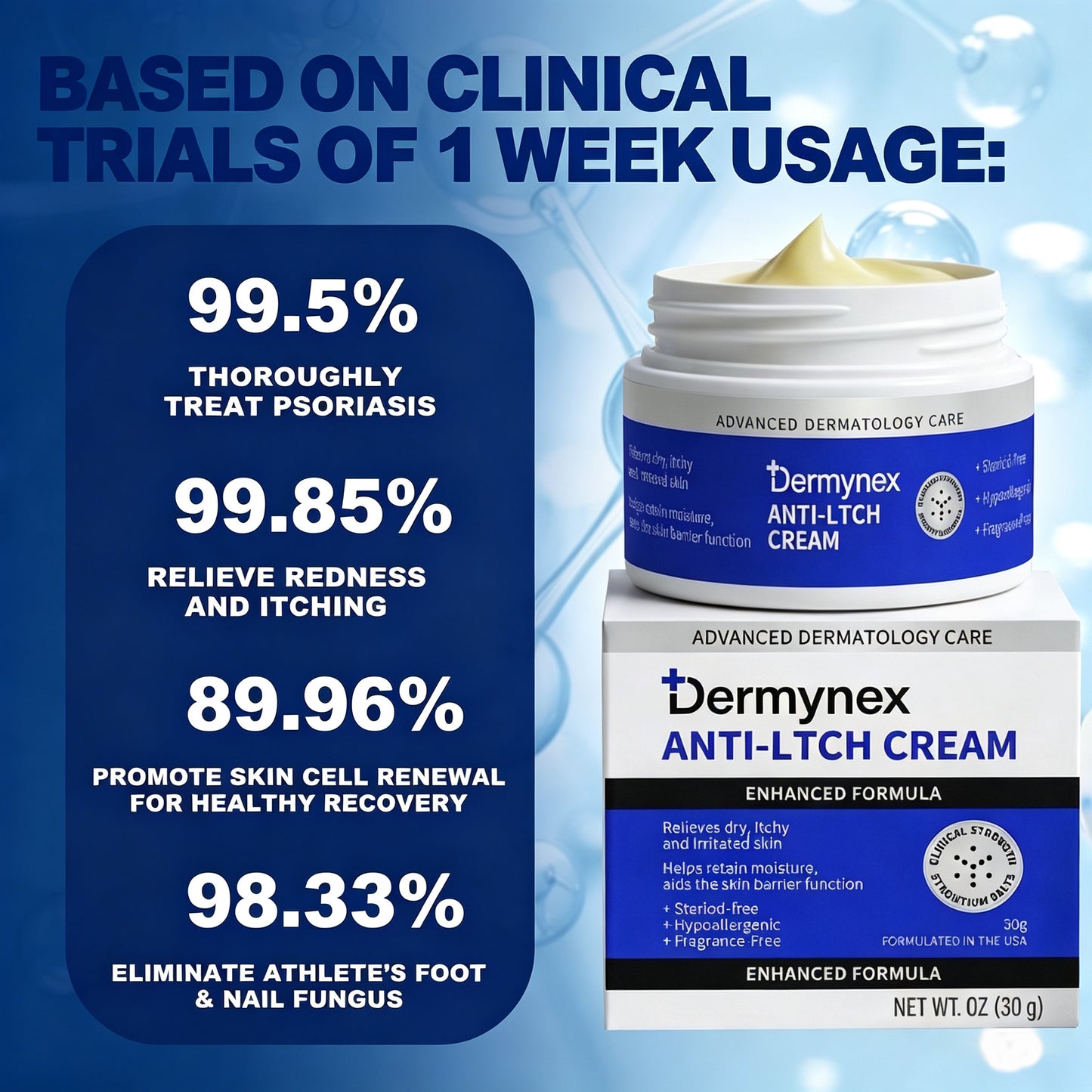 Dermynex®️ PCA-Magnesium Herbal Intimate – Multi‑Purpose Relief for Scalp Itching, Eczema, Jock Itch, Facial Acne & Fungal Infections | Herbal Extracts, Steroid‑Free, No Artificial Fragrances, Gentle for All Skin Types