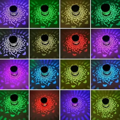 💥LAST DAY SALE 50%OFF💥65K+ SOLD!✨Solar Mandala Wall Light | Outdoor Garden Fence Projector Lamp 🪐🌌