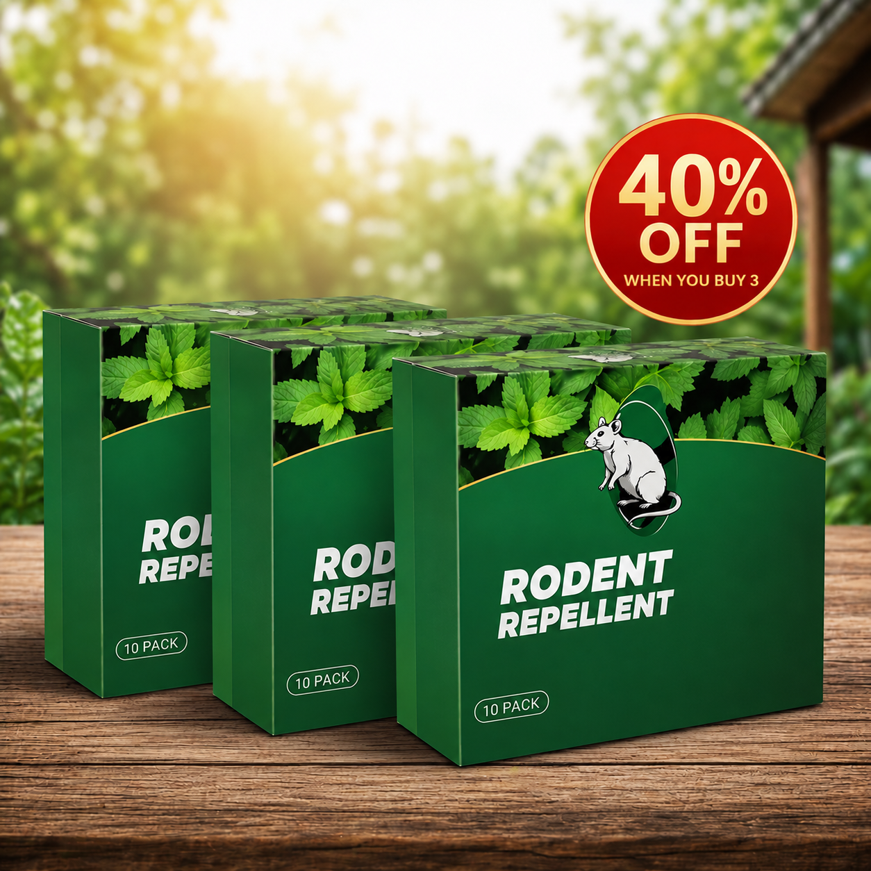 💥LAST DAY SALE 50%OFF💥🟢 Natural Peppermint Rodent Repellent Tablets – 12 Pack